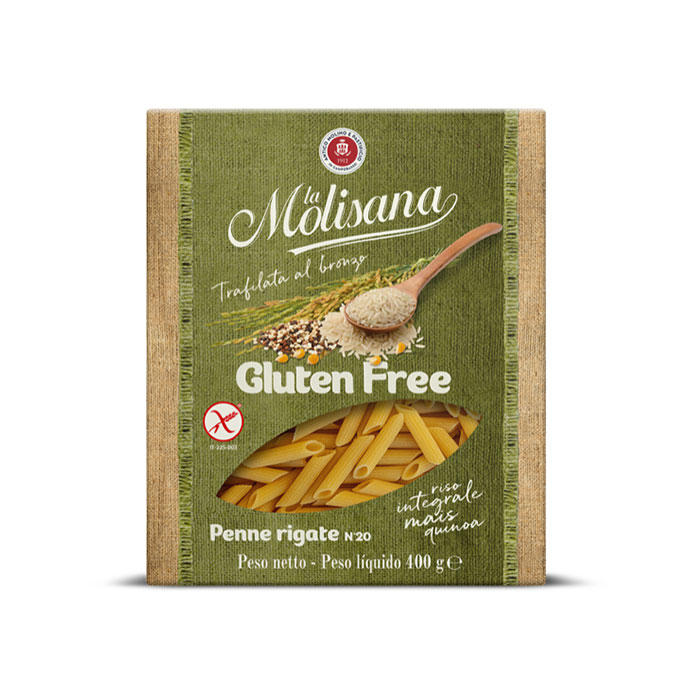 Basile LA MOLISANA 20 GLUTEN FREE PENNE RIGATE 400G X 14